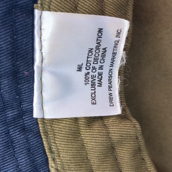 Drew Pearson Khaki Green Bucket/Fishing Hat - Picture 7 of 11